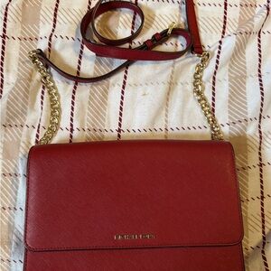 Michael Kors Cherry Red Crossbody Bag